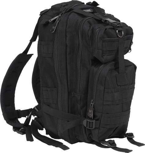 Bulldog Compact Backpack Black MOLLE Compatible Durable