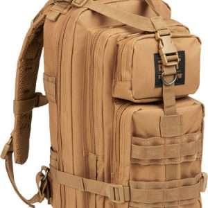 Bulldog Compact Backpack Tan MOLLE Compatible - Lightweight