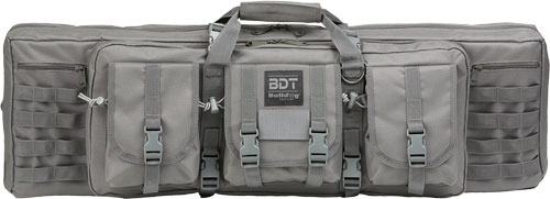 Bulldog 37" 2 Gun Tactical Case Grey Accessory Pockets