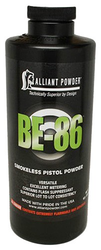 Alliant Powder BE86 1lb can - Handgun Loads