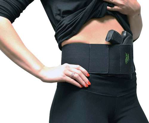 Sticky Belly Band Large 37-58" - Black Holster