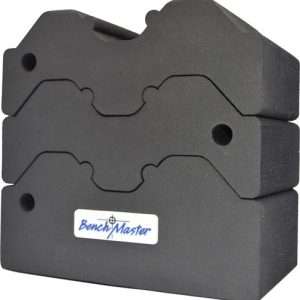 Adjustable 3-Piece Bench Block for Firearms - Benchmaster Weapon Rack