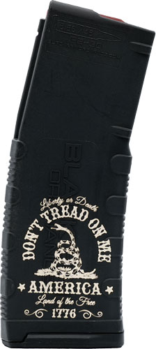 Black Rain Magazine AR15 30rd with "5.56" Don't Tread Etched