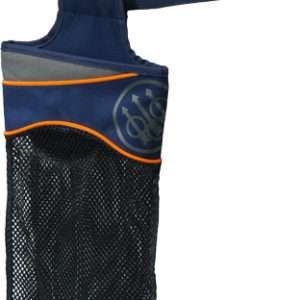 Blue Zippered Bottom Pouch for Clay Target Shooting