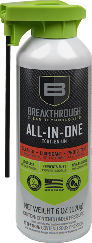 Breakthrough All-In-One CLP Aerosol Clear 6oz - Gun Care Solution