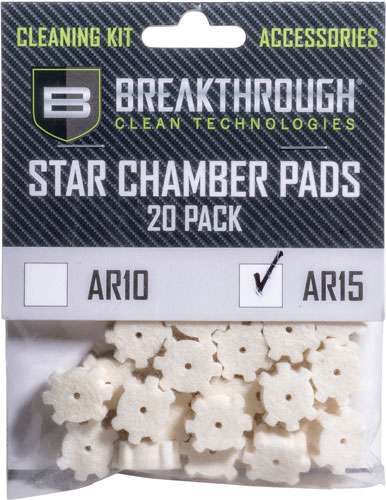 Breakthrough AR-15 Star Chamber Pad 20 Pack