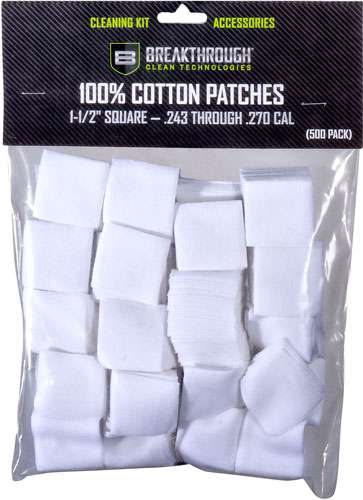 Breakthrough Cleaning Patches .243-.270 Caliber 50 Pack
