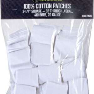 2 1/4" SQUARE .38-.45 Caliber Cleaning Patches 50-Pack