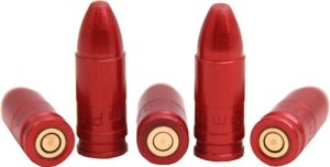 Aluminum 5 Pack Snap Caps for 9mm Firearm