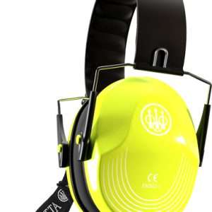 Yellow Fluorescent Beretta Safety Pro Earmuff - High-Visibility Hearing Protection