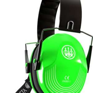 Green Fluorescent Beretta Safety Pro Earmuff for Hearing Protection
