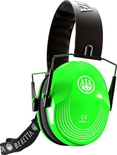 Green Fluorescent Beretta Safety Pro Earmuff for Hearing Protection