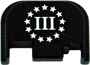 CRUXORD BACK PLATE 3% FLAG for Glock.