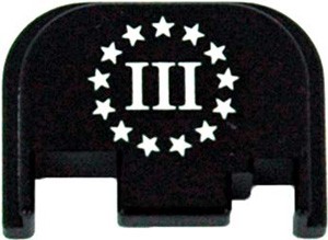 Cruxord Back Plate 3% Flag for Glock 43