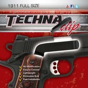 Techna Clip Handgun Retention for Colt 1911 & Commander