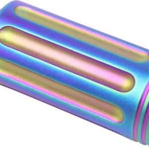 Guntec AR15 Slim Line Cone Muzzle Brake - Rainbow PVD