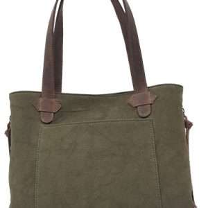 Canvas Olive Green Tote Style Conceal Carry Purse