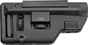 Collapsible Long Black Precision Stock for AR-15