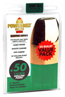 295GR Copper HP 50CT Muzzleloader Bullets - 50 Cal