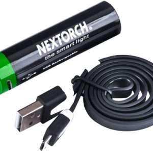Nextorch 18650 USB Type C Rechargeable Lithium-Ion Battery
