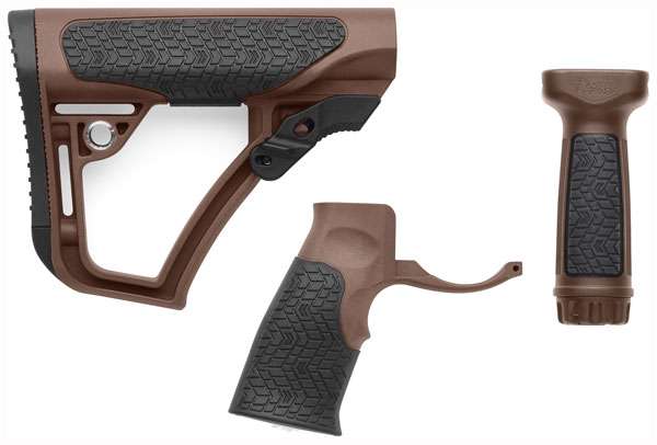 Brown Mil-Spec Daniel Defense AR15 Furniture Kit - Upgrade Your Rifle!