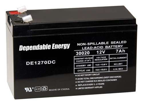 American Hunter Rechargeable 12V 7A Tab Top Battery