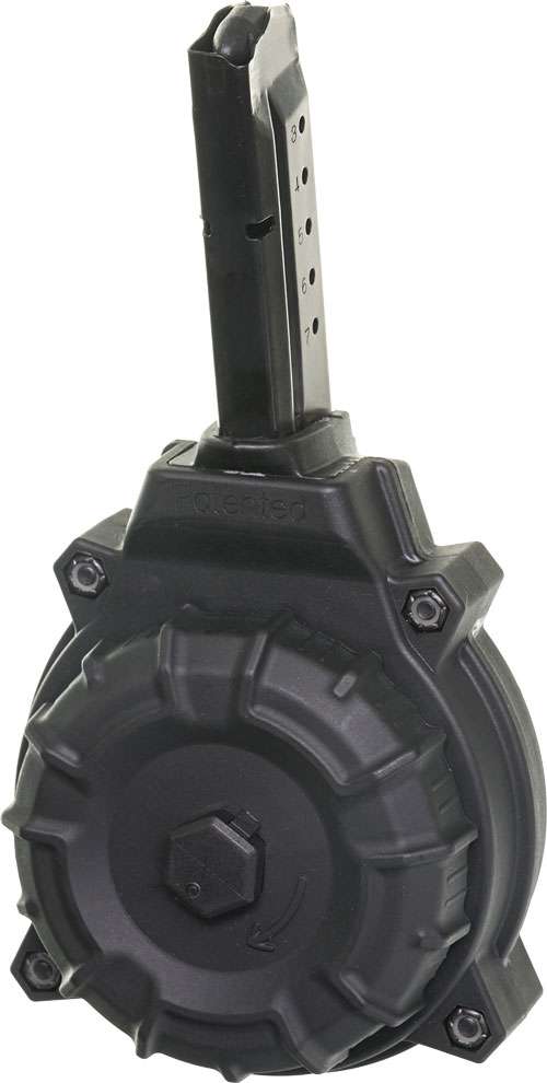 Pro Mag 9MM 50RD Drum Black Poly