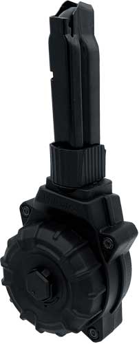 Pro Mag 50RD Drum Black Polymer Magazine