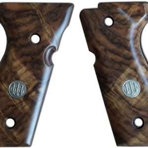 Grade 3 Checkered Walnut Beretta 92/96 Deluxe Grips