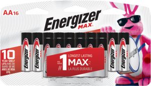 16-Pack Energizer Max AA Batteries - Reliable Power Source