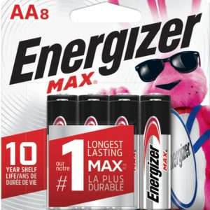 Energizer Max AA Batteries 8-Pack - Long-Lasting Power