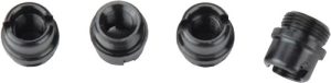 Blued 4-Pack Grip Screw Bushings for 1911