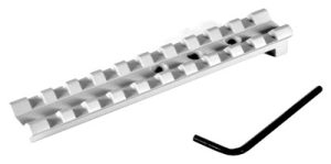EGW Scope Base Silver Picatinny Rail for S&W Revolvers