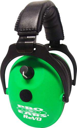 Pro Ears Revo Ear Muff in Electronic Neon Green