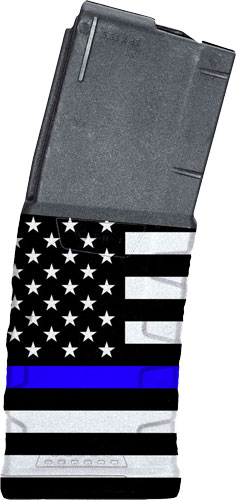 Blue Line Flag AR15 Magazine Lightweight Polymer 30RD