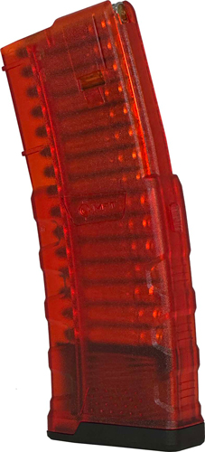 MFT EXD Magazine AR15 5.56x45 Clear Red Polymer
