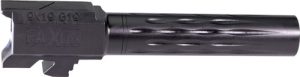 Faxon Glock 19 Barrel 9mm Flame Fluted Black