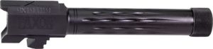 Faxon Glock 19 Barrel 9mm Flame Fluted Black