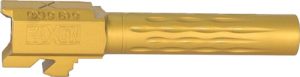 Flame Fluted Non-Threaded Titanium Glock 19 Barrel
