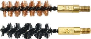 Nylon Bronze 8-32 Thread .38 Caliber Bore Brush Pack