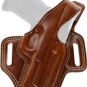 Galco Fletch High Ride Belt Leather Holster RH L Frame 4"