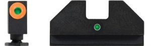 XS F8 NGT SGT SET Glock 43 Front Org Dot