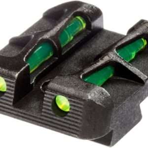 Hiviz Litewave Rear Sight for Glock 9mm/40/.357 SIG - Enhanced Accuracy, Visibility