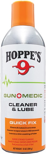 Hoppes Gun Medic 10oz. Cleaner - Bio-Based Formula Aerosol