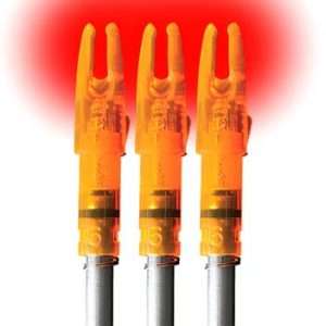 Lumenok Lighted Nock GT-SERIES HD ORANGE 3PK Arrow Tracking Accessory