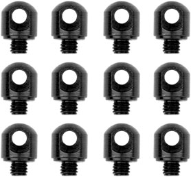 12-Pack Black Grovtec 1/8" Machine Screws for Firearms