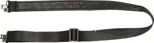 1.25" Nylon Black Sling with Swivels for Outdoor Enthusiasts