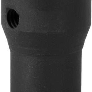 GrovTec Push Button Base Fixed, Aluminum, Black, Swivel Stud Adapter