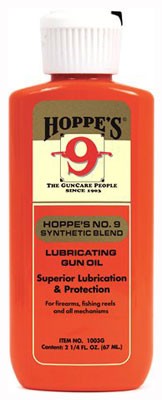 2.25 oz. Squeeze Bottle Hoppes Lubricating Oil for Firearms