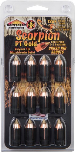Harvester Scorpion 50 Cal 300GR .451 Poly Tip Sabot